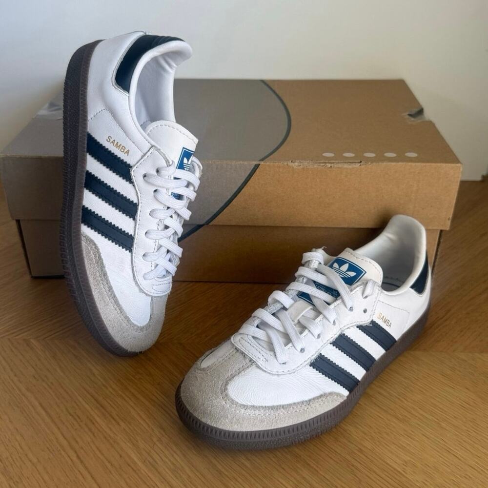 Adidas Samba OG Black/White Toddler Sneakers - SZ 13.5 C